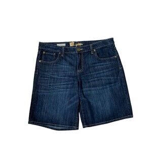 Kut from the Kloth Catherine Boyfriend Shorts denim bermuda Size 10